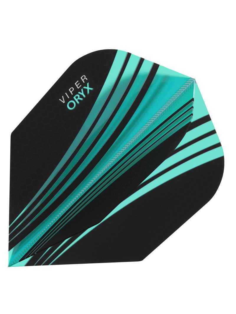 V-100 Flights Oryx Standard Teal/Black Dart Flights