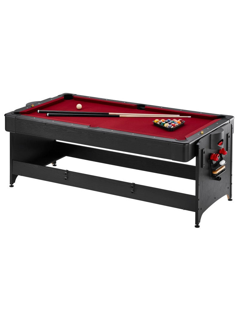 Fat Cat Original 3-in-1 Burgundy 7' Pockey™ Multi-Game Table